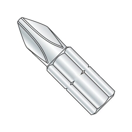 Newport Fasteners 3 X 1 X 1/4 Phillips Insert Bits/Point Size: No 3/Length 1/Shank: 1/4, 200PK 187854